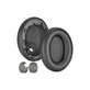 Резервни възглавнички за уши за Sony WH-1000XM4, Мемори пяна и PU кожа, Черен, 1 чифт