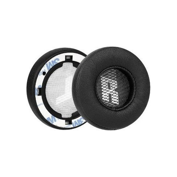 Резервни възглавнички за уши за JBL E45BT, Мемори пяна и PU кожа, Черен, 1 чифт