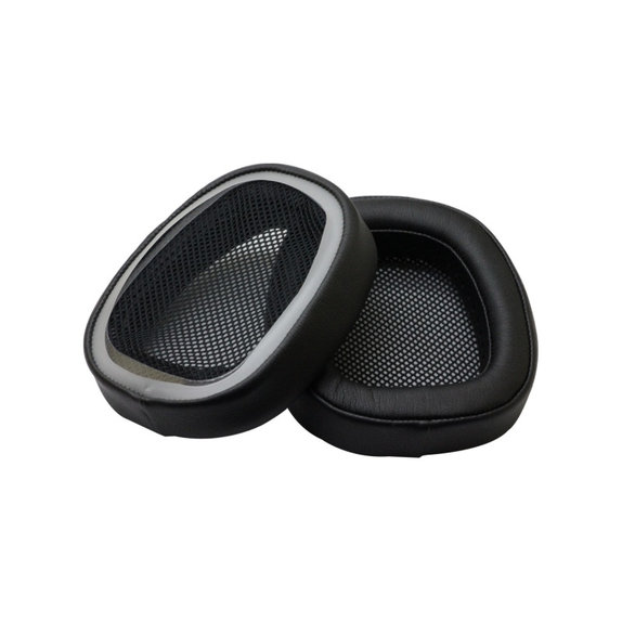 Резервни възглавнички за Logitech G433, Мемори пяна и PU кожа, Black, 1 чифт