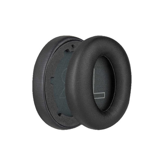 Резервни възглавнички за уши за Anker Soundcore Life Q20, Мемори пяна и PU кожа, Черен, 1 чифт