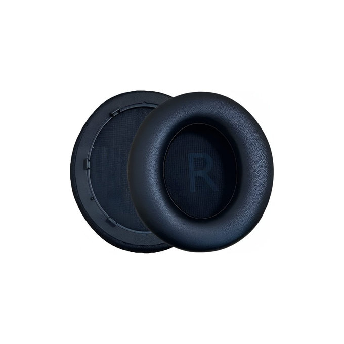 Резервни възглавнички за уши за Anker Soundcore Life Q45, Мемори пяна и PU кожа, Черен, 1 чифт