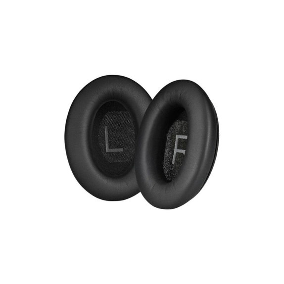 Резервни възглавнички за уши за Bose QuietComfort 45, Мемори пяна и PU кожа, Черен, 1 чифт