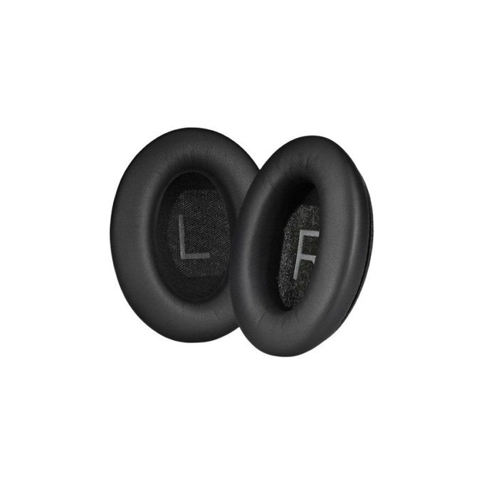 Резервни възглавнички за уши за Bose QuietComfort 45, Мемори пяна и PU кожа, Черен, 1 чифт