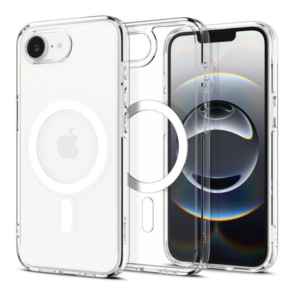 Case Ultra Hybrid with MagSafe for iPhone 16e, White, Spigen