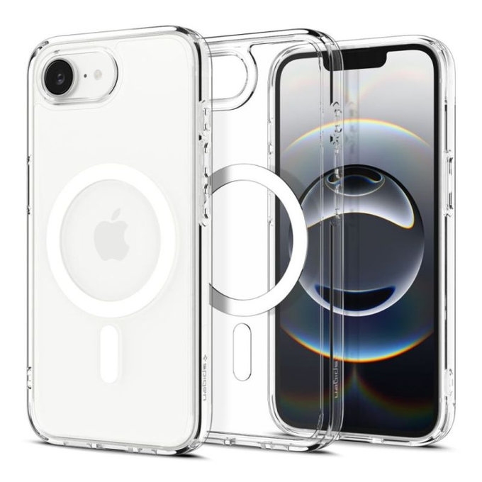 Case Ultra Hybrid with MagSafe for iPhone 16e, White, Spigen