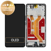 Дисплей за Honor Magic7 Lite, Titanium Black, Тъчскрийн с рамка, 0235AMMM Genuine Service Pack