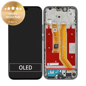 Дисплей за Honor 400 Lite, Velvet Black, Тъчскрийн с рамка, 0235ANTF Genuine Service Pack