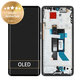 Дисплей за Xiaomi Poco X7 24095PCADG, Black, Тъчскрийн с рамка, 5600010O16P00 Genuine Service Pack