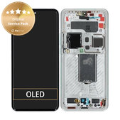 Дисплей за Xiaomi 15 Ultra 5G, Silver White, Тъчскрийн с рамка, 560005000O100 Genuine Service Pack