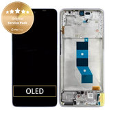 Дисплей за Xiaomi Poco M7 Pro 5G, Purple, Тъчскрийн с рамка, 5600080O17P00 Genuine Service Pack