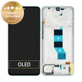 Дисплей за Xiaomi Redmi Note 14 5G 24094RAD4G, Coral Green, Тъчскрийн с рамка, 56001800O1700 Genuine Service Pack
