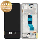 Дисплей за Xiaomi Redmi Note 14 5G 24094RAD4G, Lavender Purple, Тъчскрийн с рамка, 56001900O1700 Genuine Service Pack