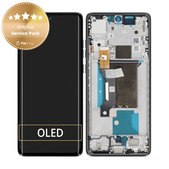 Дисплей за Motorola Edge 60 Fusion, тъч стъкло с рамка, Slipstream, 5D68C29878, Genuine Service Pack