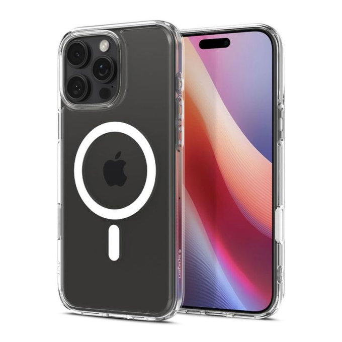 Калъф Ultra Hybrid "T" с MagSafe за iPhone 16 Pro Max, Бял, Spigen