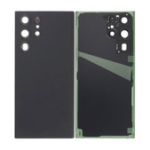 Комплект заден капак за Samsung Galaxy S22 Ultra S908B, Phantom Black