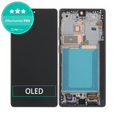 Дисплей OLED за Samsung S25 Ultra, Titanium Black, Тъчскрийн с рамка
