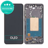 Дисплей OLED за Samsung S24 FE S721B, Graphite, Тъчскрийн с рамка