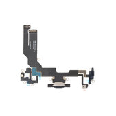 Заряден конектор + flex кабел за iPhone 16e, 17e, Black