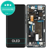 Дисплей OLED за Motorola Edge 50 Ultra, Forest Grey, Тъчскрийн с рамка