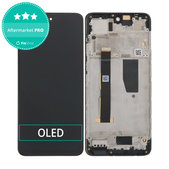 Дисплей OLED за Motorola Moto G84 XT2347, Black, Тъчскрийн с рамка