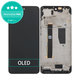 Дисплей OLED за Motorola Moto G84 XT2347, Black, Тъчскрийн с рамка