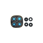 Стъкло на задна камера с рамка за Xiaomi Poco X7, Black