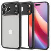 Калъф Ultra Hybrid за iPhone 17 Pro, Матово черен, Spigen