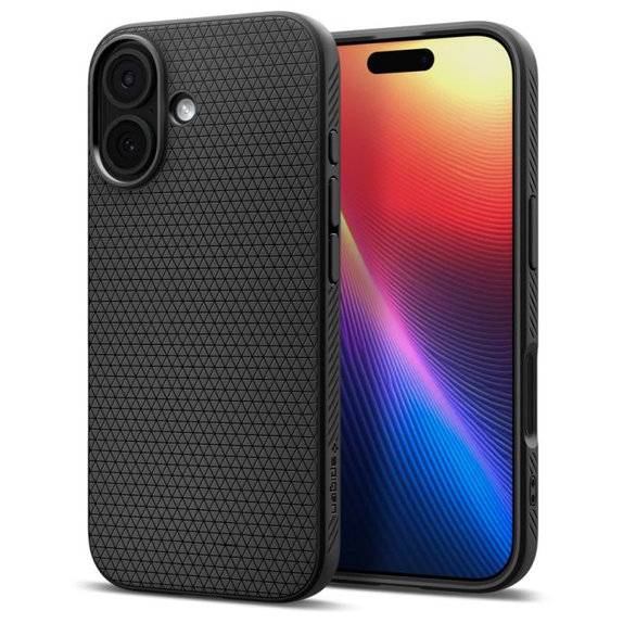 Калъф Liquid Air за iPhone 17, Матово черен, Spigen