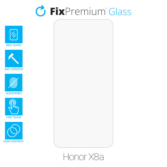 Закалено стъкло за Honor X8a, FixPremium