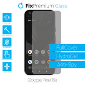 Протектор за екран за Google Pixel 8a, Хидрогел Anti-Spy, FixPremium
