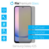 Протектор за екран за Samsung Galaxy A25 A256, Хидрогел Anti-Spy, FixPremium