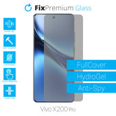 Протектор за екран за Vivo X200 Pro, Хидрогел Anti-Spy, FixPremium