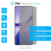 Протектор за екран за Vivo V50, Хидрогел Anti-Spy, FixPremium
