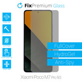 Протектор за екран за Xiaomi Poco M7 Pro 5G, Хидрогел Anti-Spy, FixPremium