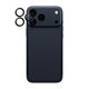 Hoops протектор за обектив на камерата за iPhone 17 Pro Max / 17 Pro / 16 Pro Max / 16 Pro, Черен, PanzerGlass