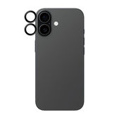 Протектор за обектив на задна камера Hoops за iPhone 17/16 Plus/16, Черно, Black, PanzerGlass