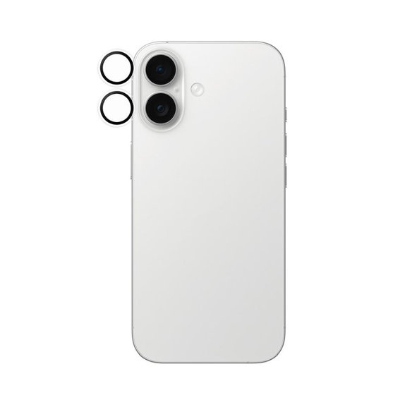 Протектор за обектив на задна камера Hoops за iPhone 16, 16 Plus, 17, Прозрачен, PanzerGlass
