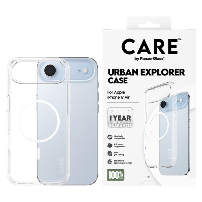 Калъф Urban Explorer с MagSafe за iPhone Air, Бяло, CARE