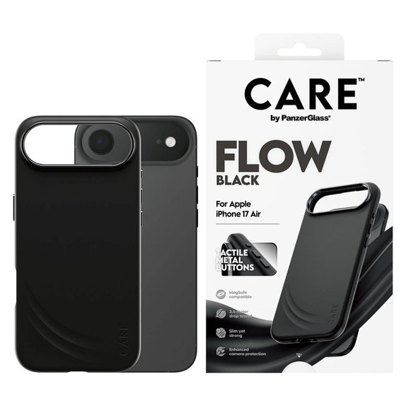 Калъф FLOW с MagSafe за iPhone Air, Черно, CARE