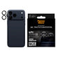 Протектор за обектив на задна камера Hoops Ceramic II за iPhone 17 Pro Max/17 Pro/16 Pro Max/16 Pro, Черно, PanzerGlass