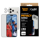 Bundle 3 в 1 Privacy за iPhone 17 Pro Max, PanzerGlass