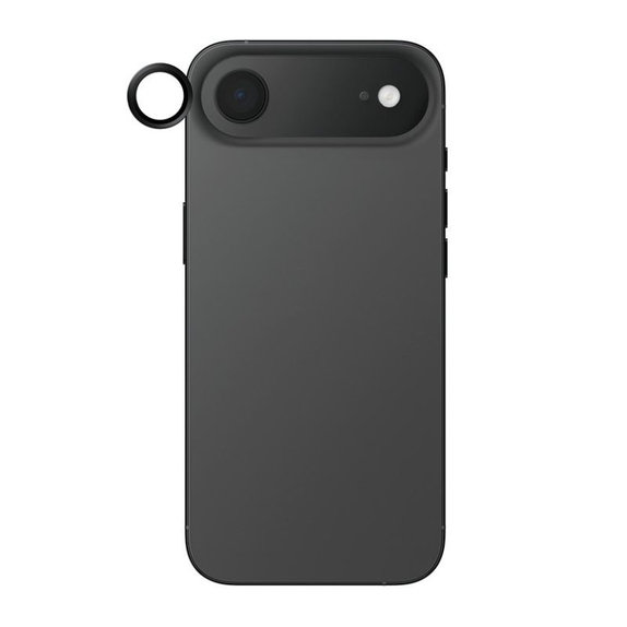 Протектор за обектив на задна камера Hoops за iPhone Air, Черно, Black, PanzerGlass
