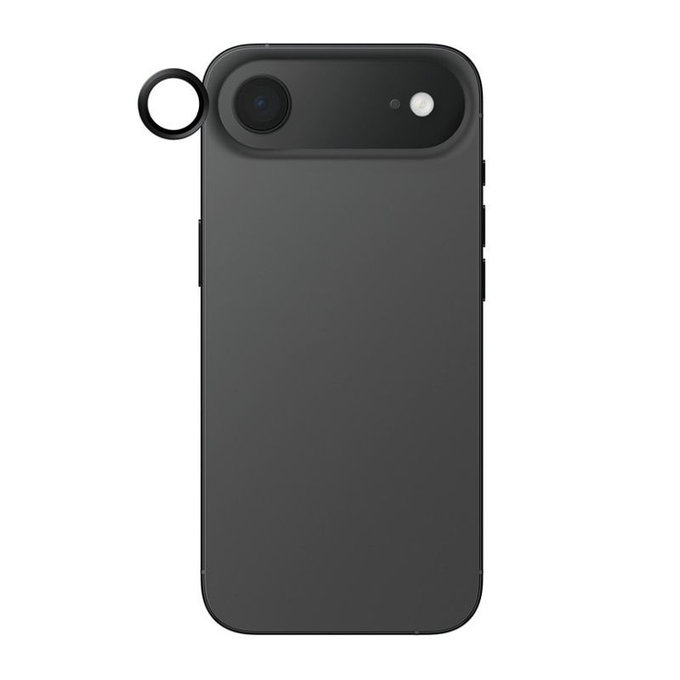Протектор за обектив на задна камера Hoops за iPhone Air, Черно, Black, PanzerGlass