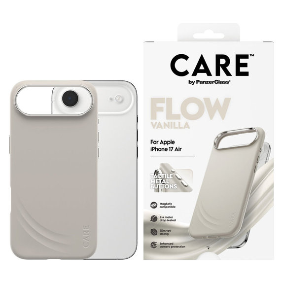 Калъф FLOW с MagSafe за iPhone Air, Vanilla, CARE