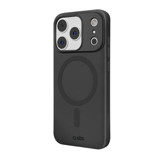 Калъф Instinct Mag, съвместим с MagSafe за iPhone 17 Pro, Черен, SBS