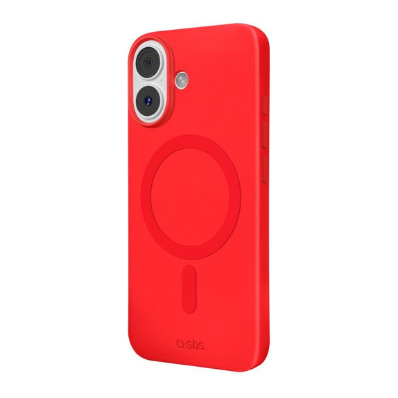 Калъф Instinct Mag, съвместим с MagSafe за iPhone 17, Червен