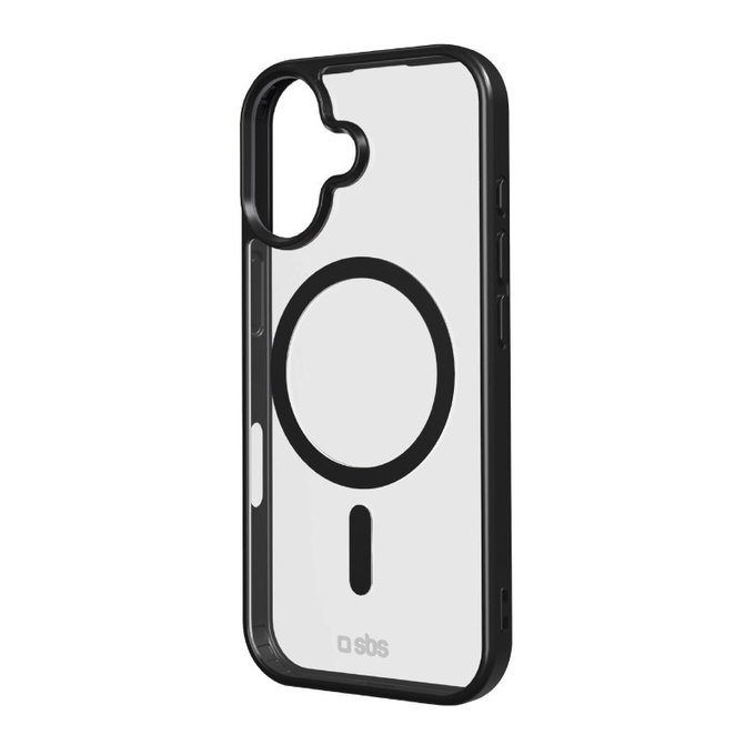 Калъф Mag Frame съвместим с MagSafe за iPhone 17, Black, SBS