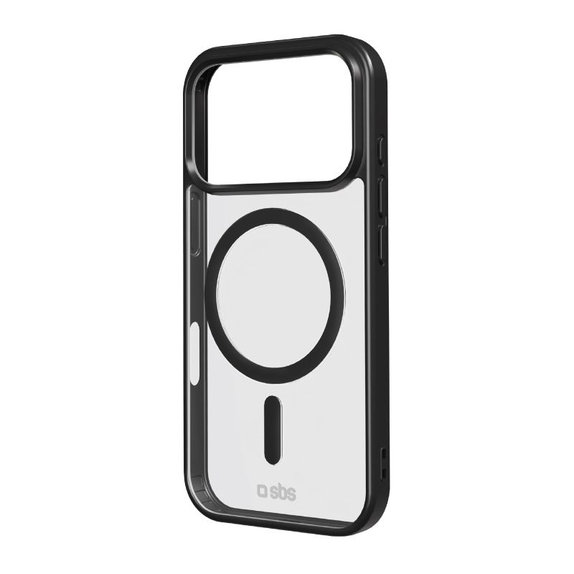 Калъф Mag Frame, съвместим с MagSafe за iPhone 17 Pro, Черен, SBS
