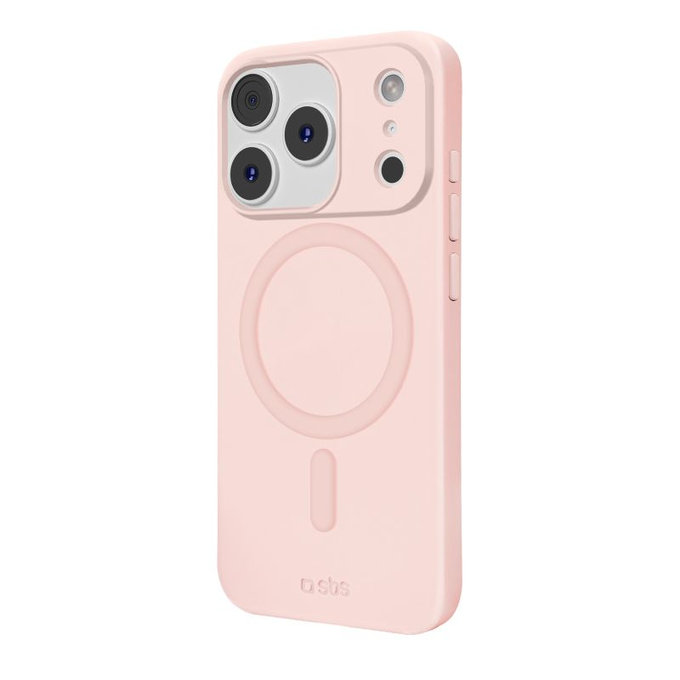 Калъф Instinct Mag, съвместим с MagSafe за iPhone 17 Pro Max, Розов
