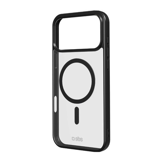 Калъф Mag Frame, съвместим с MagSafe за iPhone 17 Pro Max, Черен, SBS